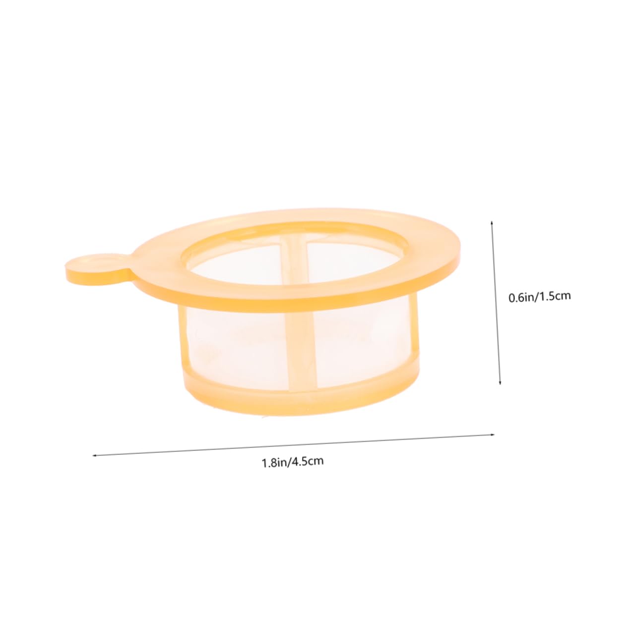 PRETYZOOM Cell Filter Laboratory Mesh Fine Sieve Strainer Filter Food Colander Strainer Sifter Removal Cell Experiment Tool Nylon Mesh Experiment Tool Chemistry Supplies Yellow Polypropylene