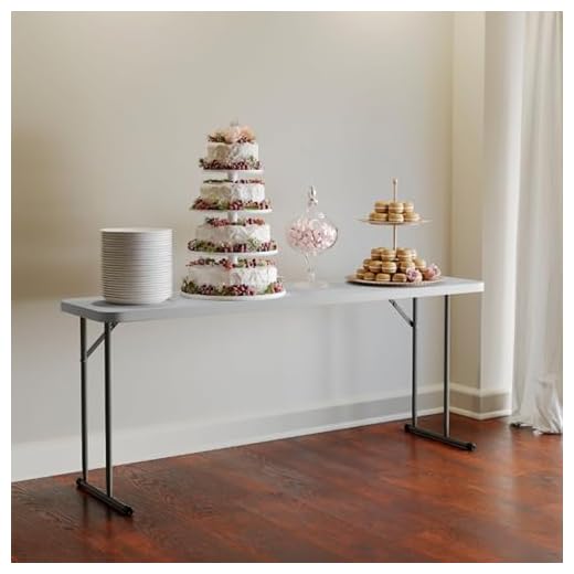 5 Pack 6-Foot Folding Training Tables