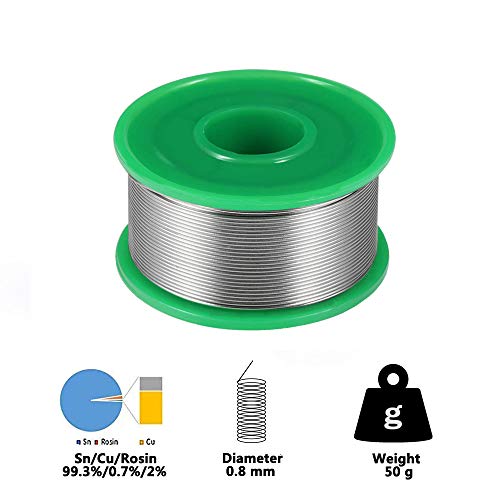 Lötzinn LYLIN 0,8 mm bleifreier Lötdraht mit Flussmittel 50 g