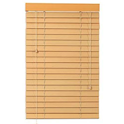 LUOZIQINX Faux Wood Window Venetian Blinds Smooth, Easy...
