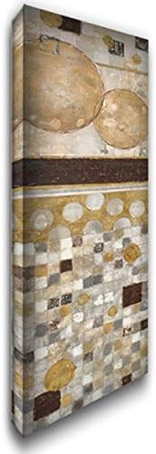 ArtDirect Lucido Mosaico II 16x48 Huge Gallery Wrapped Canvas Museum Art by Tava Studios