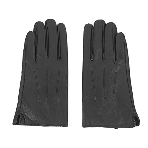 紳士 高級 ラム革 手袋 Mサイズ Lサイズ ビジネス レザー グローブ 羊革 保温性 温かい 黒 TB-O-001-M