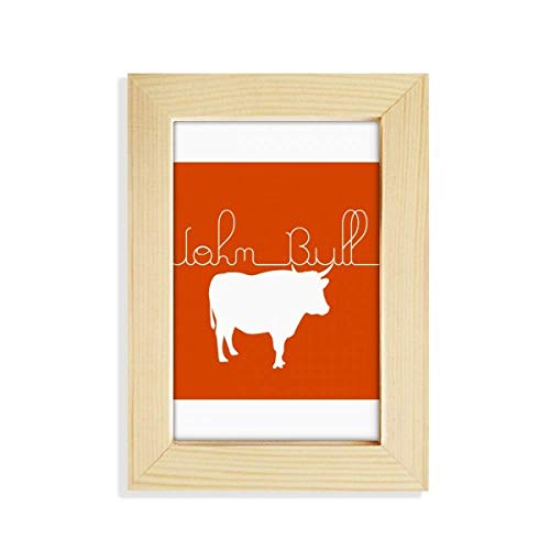 デスクトップの木製のフォトフレーム画像芸術絵画5 x 7インチ