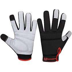 Guantes Elementos De Proteccion Personal WFX Guantes de Trabajo Prevención palma pantalla táctil Seguridad Guantes de Jardinería para Hombres Prueba Espinas acolchado protección Transpirable Mecánico Multifuncional XL