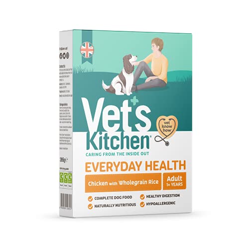 Vet's Kitchen Nassfutter für Hunde, Huhn, 395 g (10 Stück)