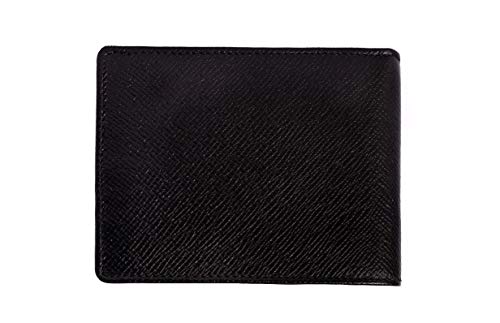 Image of BROWN BEAR Leather Men RFID Blocking Wallet(Matte Black)
