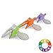J&Or The Classic Original adult Sized Pacifier Dummy - Three Color Pack Crazy Green Purple Lust & Shy Orange