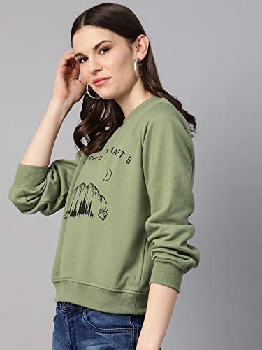 Image of pluss Women's Fleece Round Neck Sweatshirt