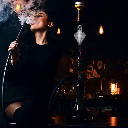 DILAW® Shisha Diamant Molassefänger Totenkopf (aus Glas für (Schliff 18/8) - Wasserpfeife, Vorkühler-Aufsatz Skull… – Bild 7