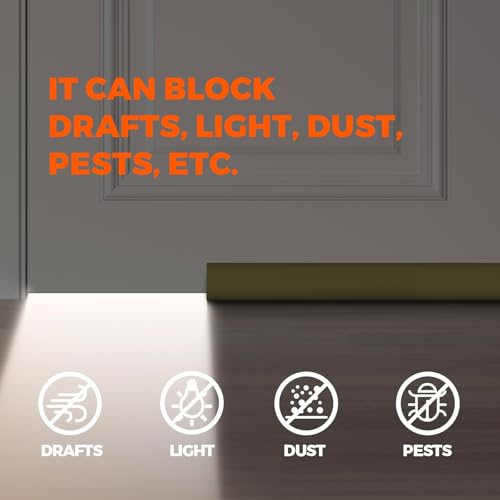 image for Holikme Two-Sided Door Draft Stopper Weather Stripping Window Breeze B