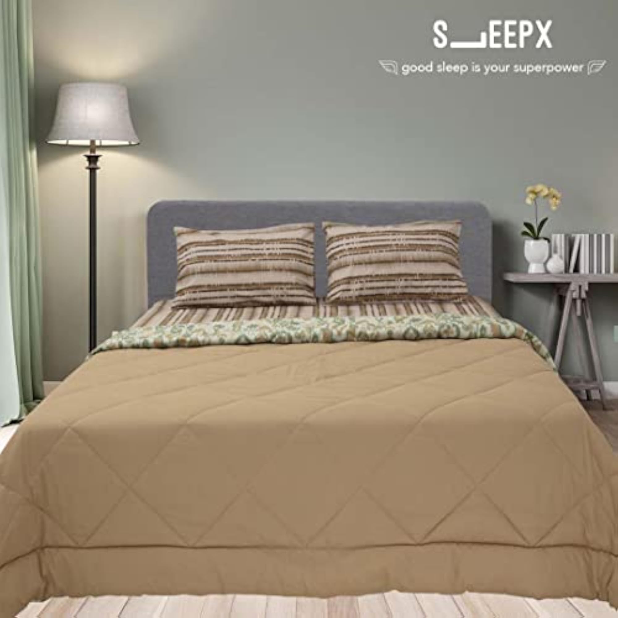SleepX 100% Soft Mercerised Cotton Comforter