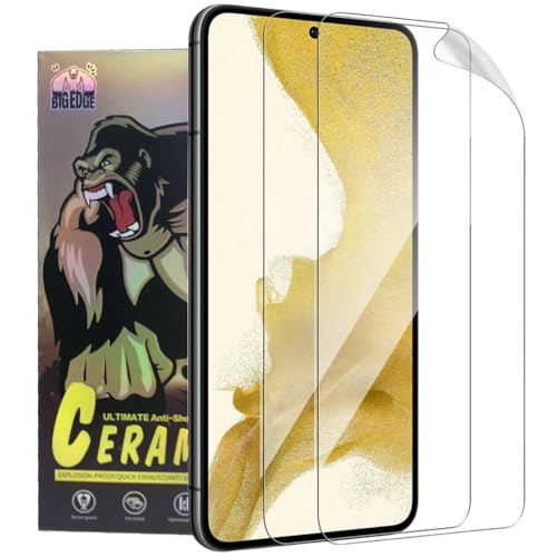 【アンチグレア 指紋認証対応】Galaxy S24/S25 フィルム (2枚セット) Galaxy S24 SCG25 SC-51E/S25 SC-51F/SCG31 保護フィルム TPU素材 3D設計 サラサラ タッチ感 反射防止 浮き防止 気泡レス 滑