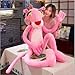 FWJSDPZ 60-180cm léopard Rose Peluche Jouet Cadeau Cadeau de Noël Anime Coussin Coussin en Peluche (Color : 1, Height : 180cm)
