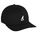 Kangol Wool Flexfit Baseball Hat for Men and Women, Small-Medium, Black
