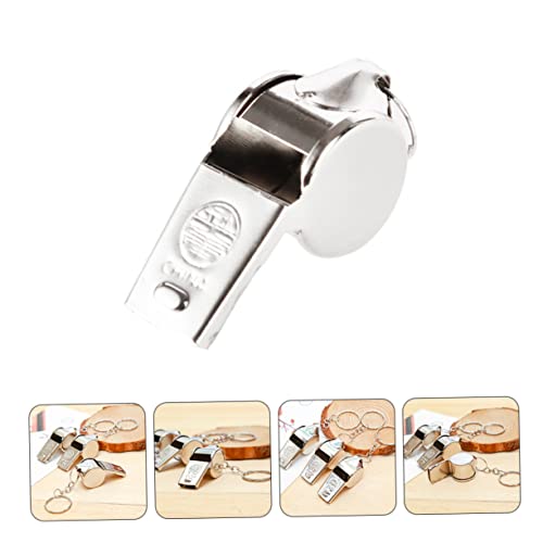 Whistles metálicos para fútbol paquete de 10 unidades miniatura 2