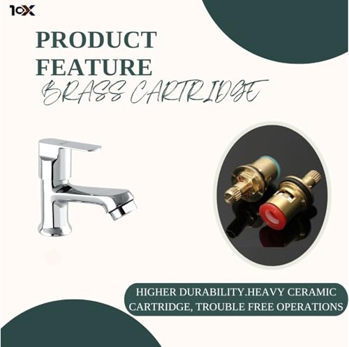 Image of 10X Pillar Cock Tap ZP-3601 for Bathroom /Kitchen Table /Deck Mount