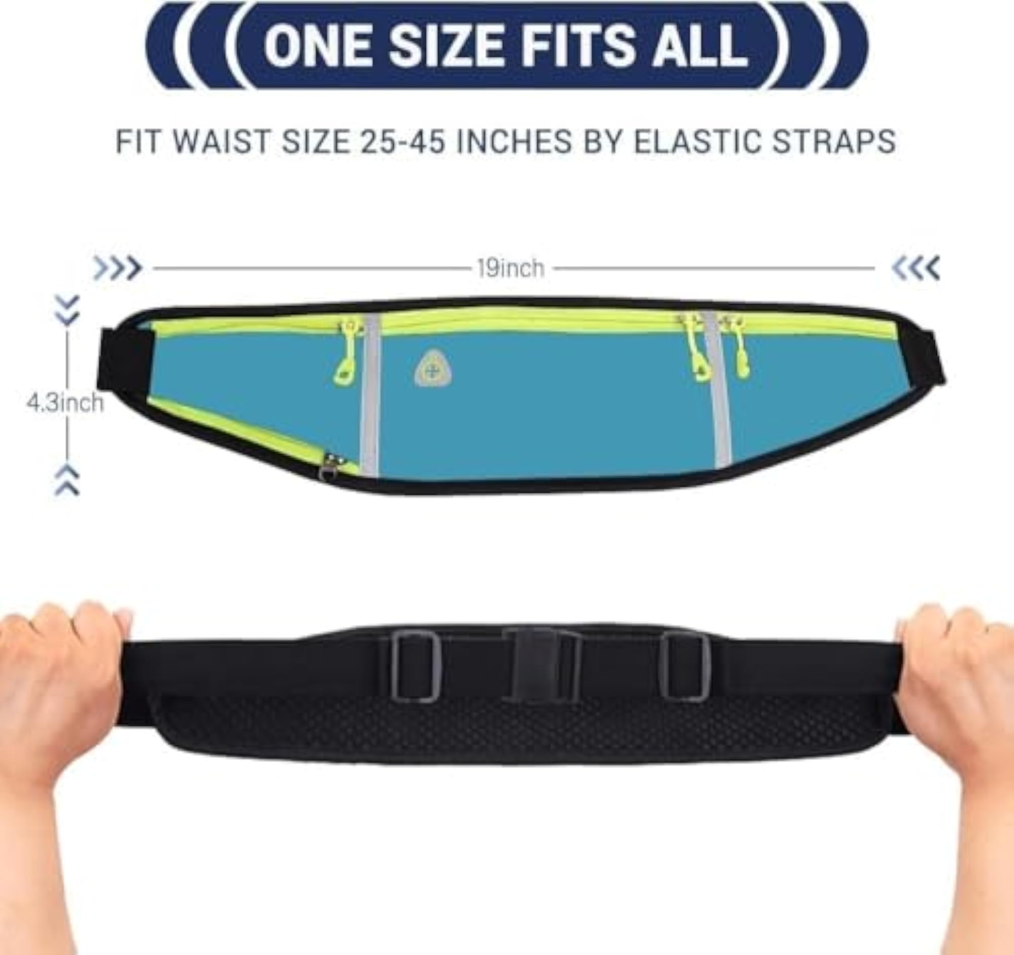Multipurpose Running Belt with Dual Pockets