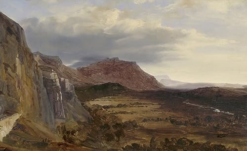 Tableau art Vue du Salève Genève Rousseau - Toile premium decoration murale 60x90
