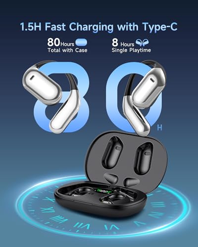 Image of Mosyxe AI Translation Earbuds Real Time, 3-in-1 Translator Earbuds, 80H Playtime Translating Device, 144 Language Translator Earbuds for iPhone and Android, for Travel /Business /Meeting /Learning