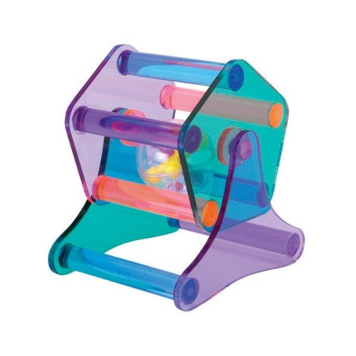 Brainy Bird Acrylic with metal Teaser Series Bird Toy, Carousel