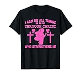 Puedo hacer todas las cosas a través de cristo jiu-jitsu Camiseta