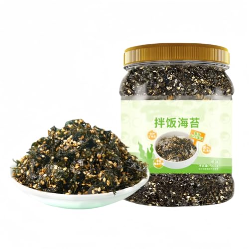 胡麻海苔くずかけご飯海苔230 g/缶かけご飯海苔くず無添加中華風軽食ふりかけ食物繊維中国海苔低カロリーおにぎり米飯寿司2種類の味海苔くず(230 g*1缶) (230g*×1缶, オリジナル)