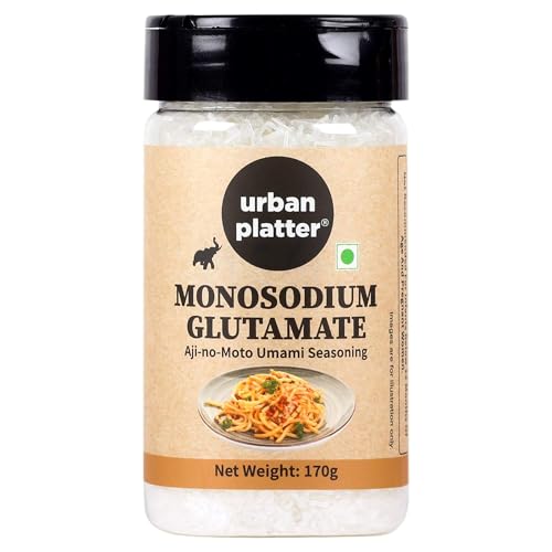 Image of Urban Platter Monosodium Glutamate (MSG) Shaker Jar, 170g / 5.3oz [Aji-no-Moto Umami Seasoning, Taste Enhancer, Great for Asian Cuisine | Make Street Style Indo-Chineese Food at Home]