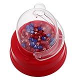 LALADEFIEE Automatische Kleine Lotto Maschine mit Glückskugeln Vielseitiges Elektrisches Ziehgerät für Unterhaltsames Spielset für Indoor Outdoor lottoziehungen