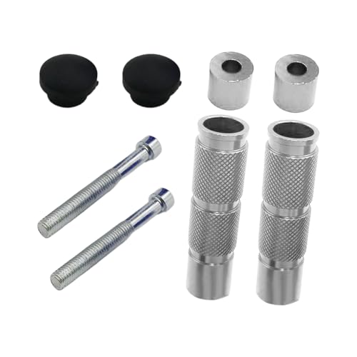 Motorradpanter - Beifahrer Fußstangen | Ersatzteile aus Aluminiumlegierung für Motard Offroad Radfahren Scooter