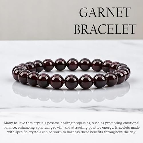 Image of Certified Crystal Bracelet | 8mm Beads | Stretchable Healing Bracelet | Bracelets for Men and Women |