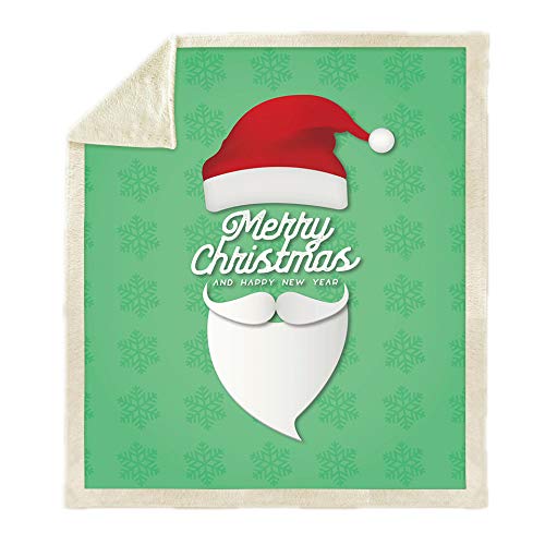 Couverture bureau pour pause déjeuner plaid Sherpa Noël doux - 2