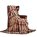 MERRYLIFE Throw Blanket Plaid Sherpa | Ultra-Plush Soft Colorful Oversized | Decorative Couch Travel Blanket | (50" 60", Love Urban)