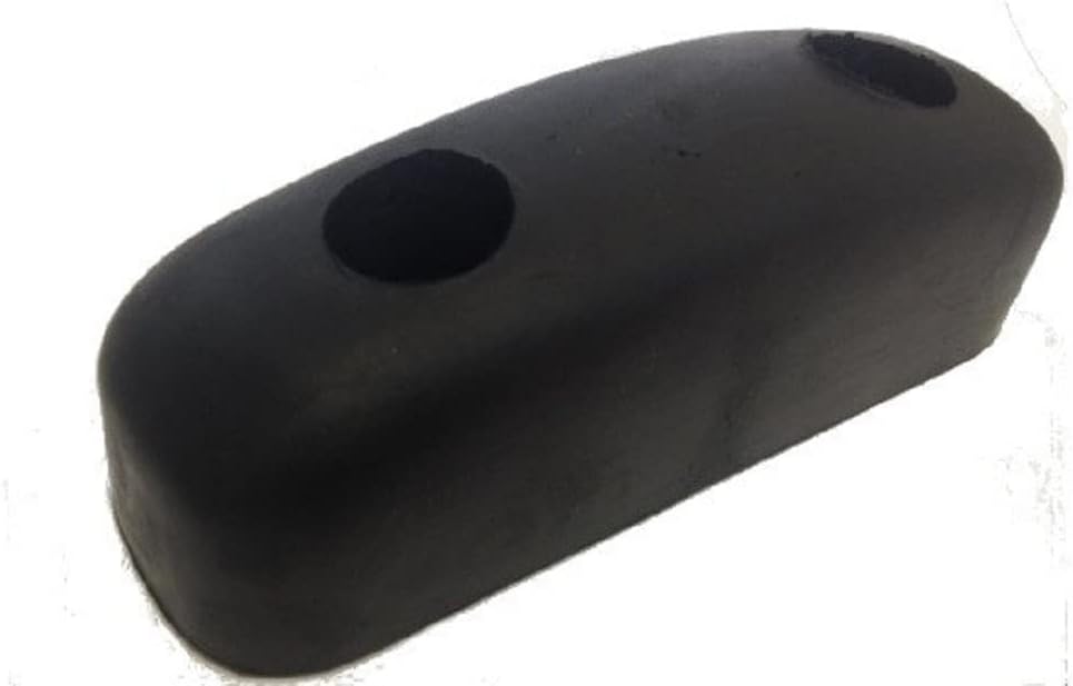 Kimberley Hardware Heavy Duty Rubber Rectangular Gate Door Buffer Stop 127mm x 41mm