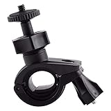manilla electronica tactil  Adaptador de Soporte de Montaje de Manillar de Bicicleta de Bicicleta giratoria Clip de Moto - Negro