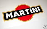 Large 'MARTINI' Logo 40cmsWhether Sie schon in Le Mans unterwegs sind weg oder an einer Spur Tag der Einnahme dieses MARTINI Aufkleber jedes Auto gesetzt wird abgesehen von der restPrinted in hoher Auflösung auf einem hochwertigen Fahrzeug Vinyl mit UV-beständig, wasserdicht Farben dann Kontur schnittenes