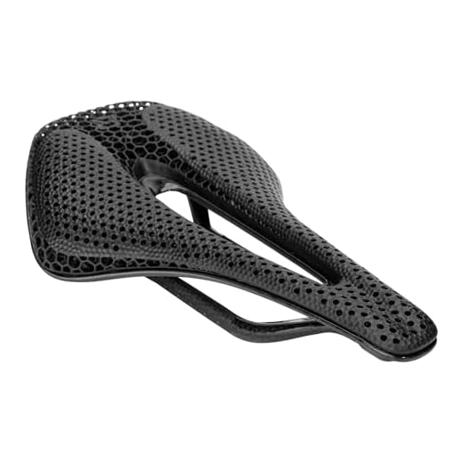 ROCKBROS 3D Printed Bike Saddle 145mm Carbon Road Bike Seat Fit for MTB BMX XC Gravel Bikes
