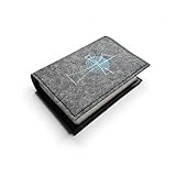 Gotteslob - Hülle aus Filz - Kreuz - blau- Geschenk zur Kommunion - Geschenk zur Geburt oder Taufe Geburt oder Taufe