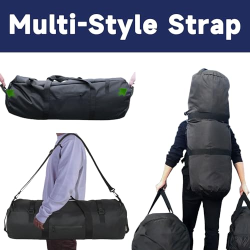 Arxus Bolsa esportiva 30L/50L/90L extra grande para viagem esportiva e acampamento com alça de ombro