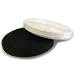 Anrox Suppy Co. 3/8" Polyester Black / White Flat Draw string Draw Cord Trim Lace (5 YARDS, WHITE)