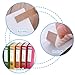 Thinp 120 Pcs Self Adhesive Pockets，Clear Label Holders Binder Labels of 1 X 3 Inch File Folder Labels Clear Adhesive Pockets Holder with Top Open for Storage Bins Notebooks Boxes Label Inserts