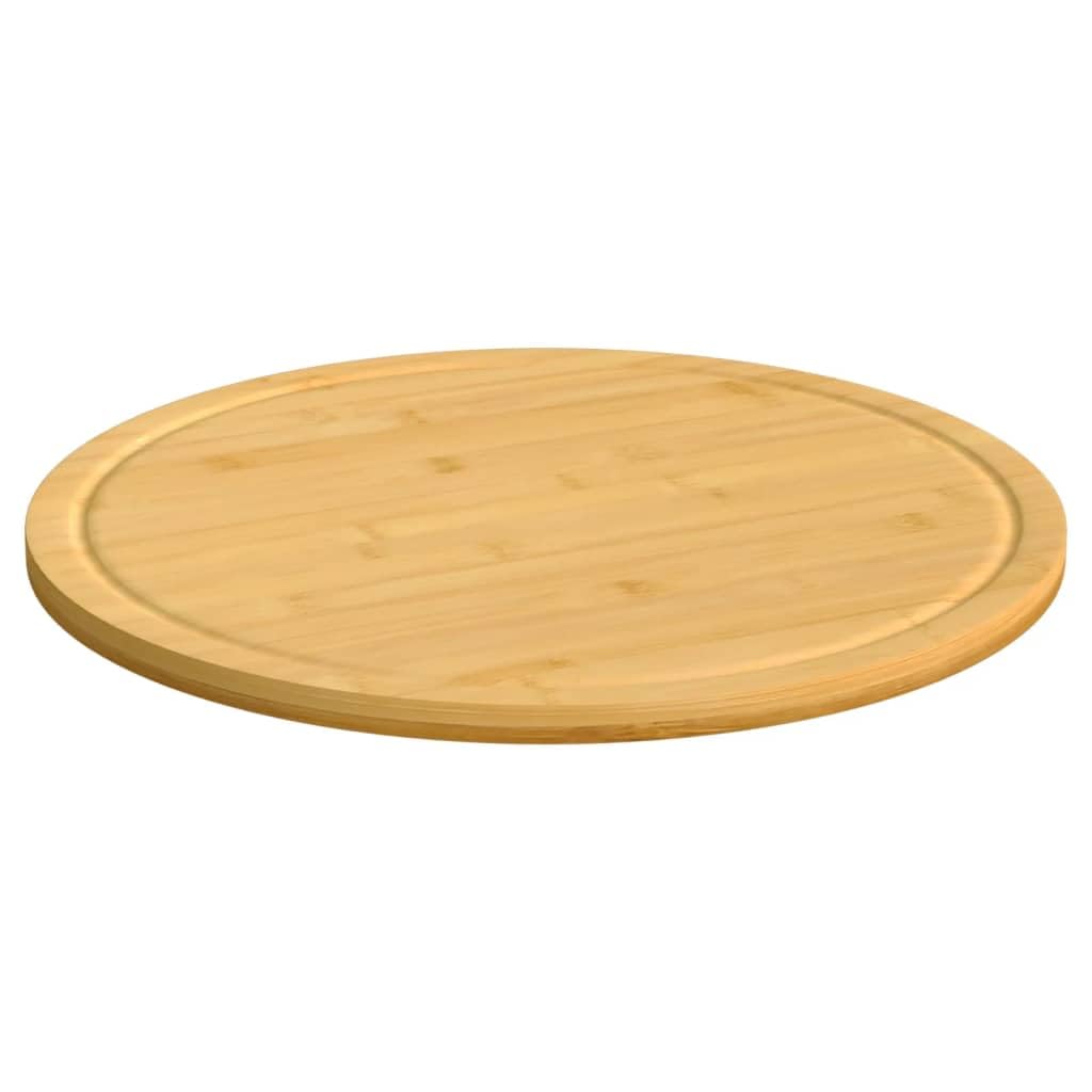 vidaXL Tablas de Cortar 6 uds bambú Ø30x1,5 cm, Tabla de Queso, Tabla de Cortar de bambú, Tabla de Cocina, Tabla de Servir, Tabla de Cortar Redonda
