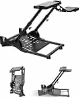 PXN A10 Foldable Racing Wheel Stand - 11KG Steel, Adjustable Height & Tilt, Universal Fit For Logitech, Thrustmaster & More