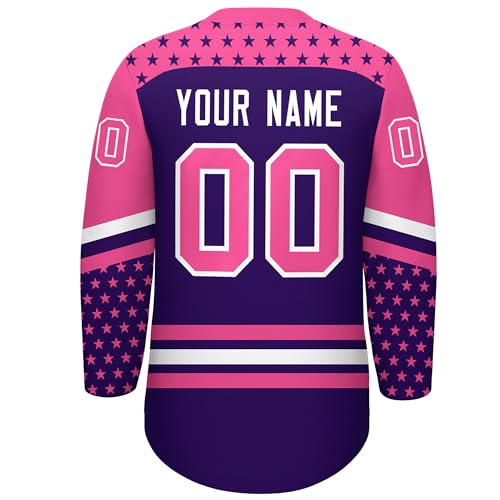 image for KXK Personalized Ice Hockey Jersey Team Uniforms Stitched Practice Jer