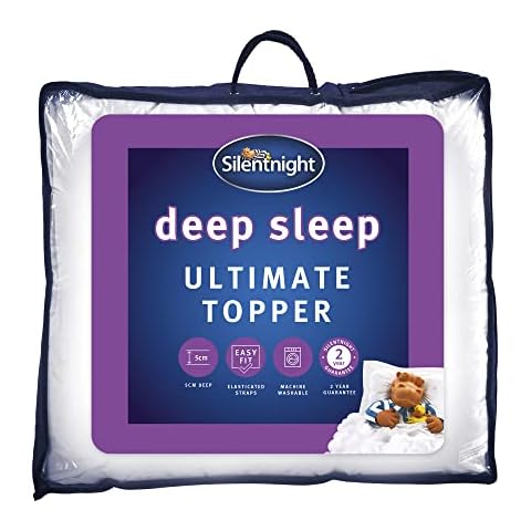 Silentnight Ultimate Deep Sleep Topper - Extra dicker tiefer Matratzentopper Luxus Baumwolle Weich Cover