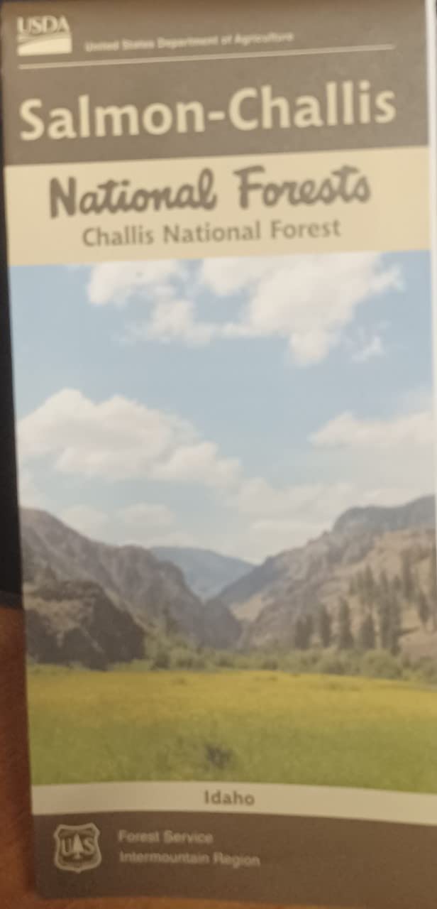 Challis National Forest Map - Waterproof