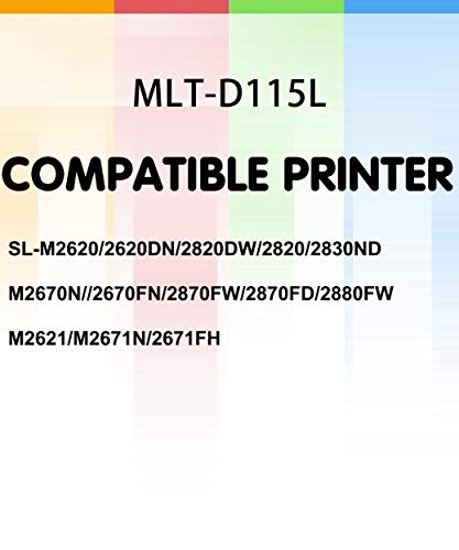 Gts Compatible Mlt-D115L Black Toner Cartridge For Mltd115L D115L 115L #TOP1