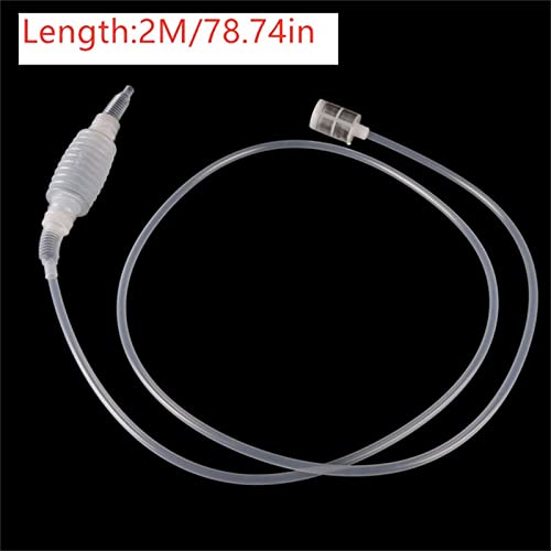 WANGCL 2 x Brau-Siphon-Filterschlauch, manuelle DIY-Weinherstellung, Siphonpumpe, Schlauchfilter, Wein, Bier, Brauwerkzeug, Größe ca. 2 m