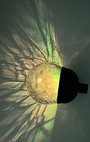 Wind Spinner - Replacement Solar Powered Glass Ball For Newer Version Of Solar Multi-Color #TOP2