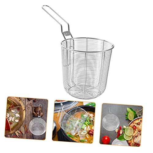 OKUMEYR Panela Quente Escorredor De Macarrão Skimmer Cesta De Fritura Skimmer Para Bolinho Peneira P