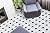 CiCiwind Peel and Stick Floor Tiles 12 PCS-12" x 12" Self Adhesive Black & White Marble Lattic Pattern Floor Tiles for Bathrooms?Kitchen?Living Room?Dining Room